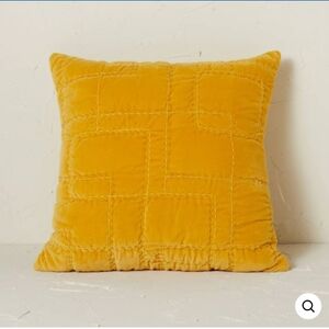 Opalhouse designed with Jungalow - Quilted Cotton Velvet Throw Pillow Go…